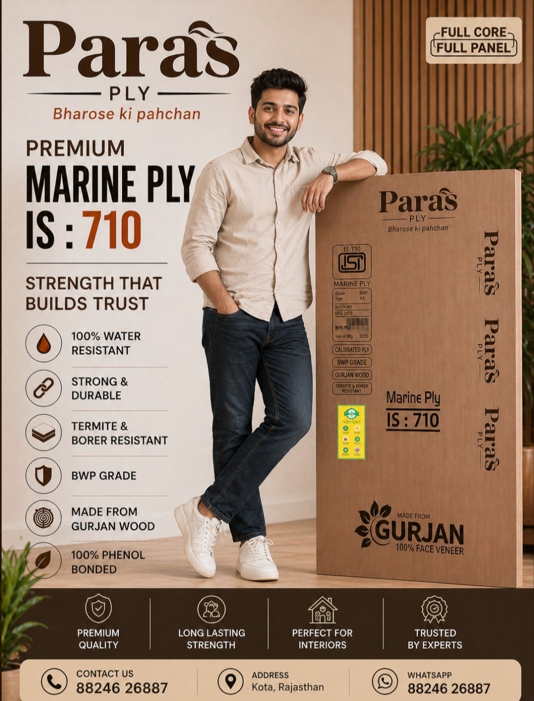 18 mm plywood