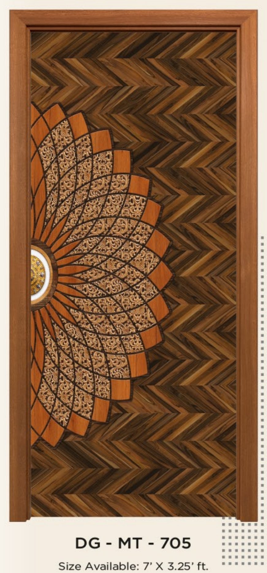 30 mm 3D digital laminated door