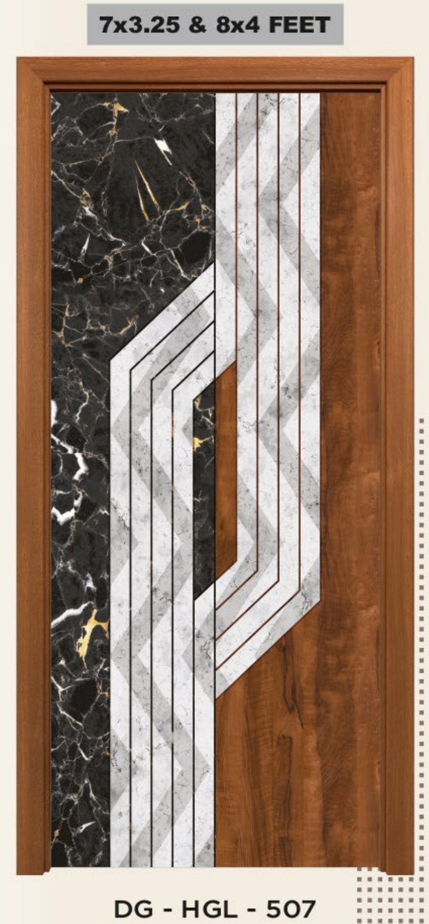 30 mm laminated door