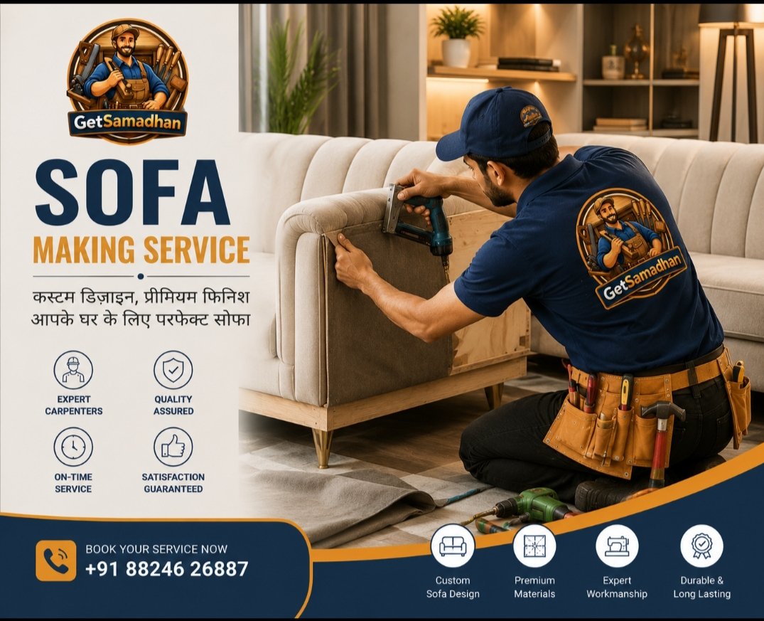 Luxury Sofa's making service started only 799 per sheet